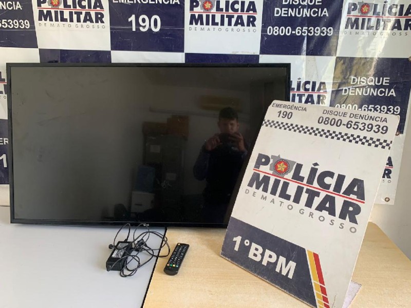 Homem é preso pela PM por furto e dano a choperia em Cuiabá