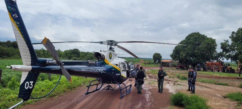 PM continua com reforços para recapturar foragidos do sistema prisional em Água Boa