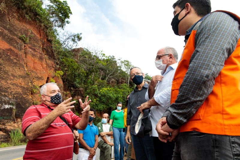 Estado faz vistoria nos paredões do Parque de Chapada dos Guimarães e população pode trafegar pela MT-251 com segurança