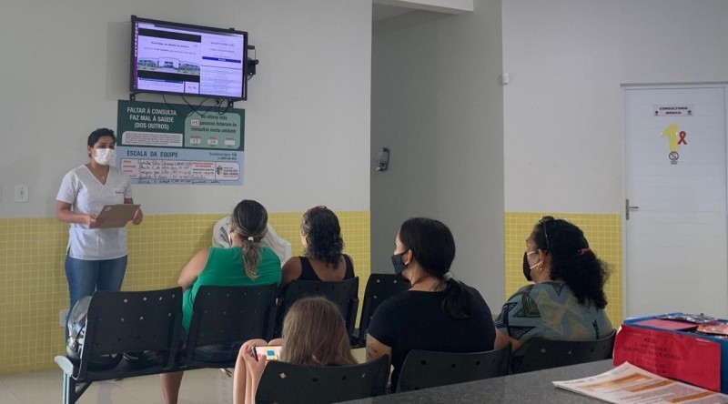 Sala de Espera: Saúde promove palestra aos pacientes do PSF XVI Cidade Nova