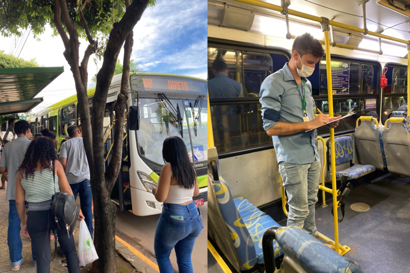 Rotas do transporte coletivo são percorridas para analisar melhorias e experiência do usuário