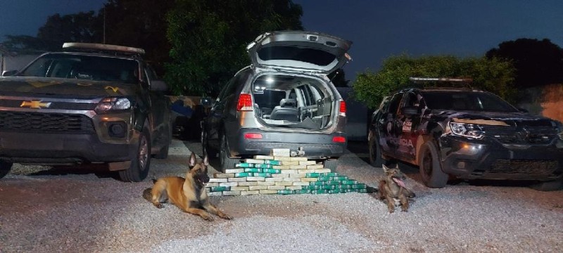 Homem é preso com 67 kg de pasta base de cocaína em Cáceres