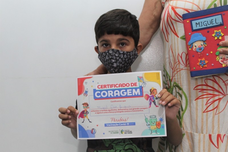 Começou a vacinação infantil contra a Covid em Lucas do Rio Verde