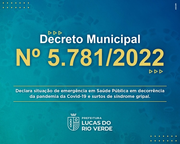 Prefeito Miguel Vaz decreta situação de emergência em Lucas do Rio Verde