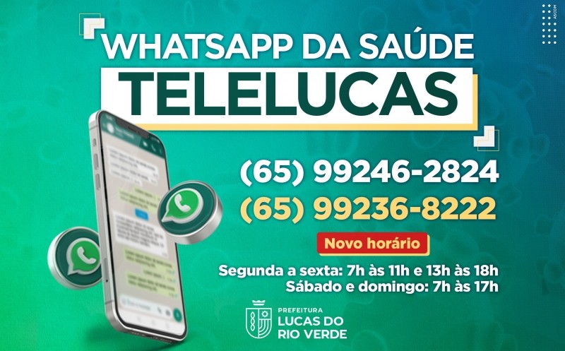 TeleLucas tem horário estendido e passa atender aos finais de semana