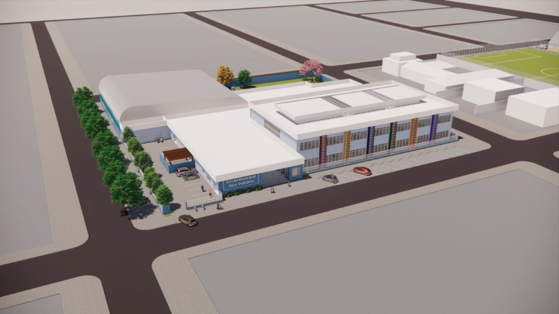 Detalhes da nova Escola Érico Veríssimo é apresentada aos moradores do bairro Rio Verde