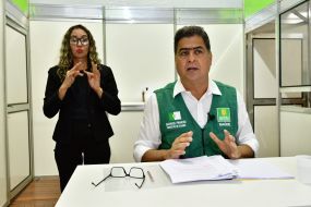 Prefeito Emanuel Pinheiro anuncia ampliação da testagem de Covid-19 a partir de quarta-feira e apresenta unidade