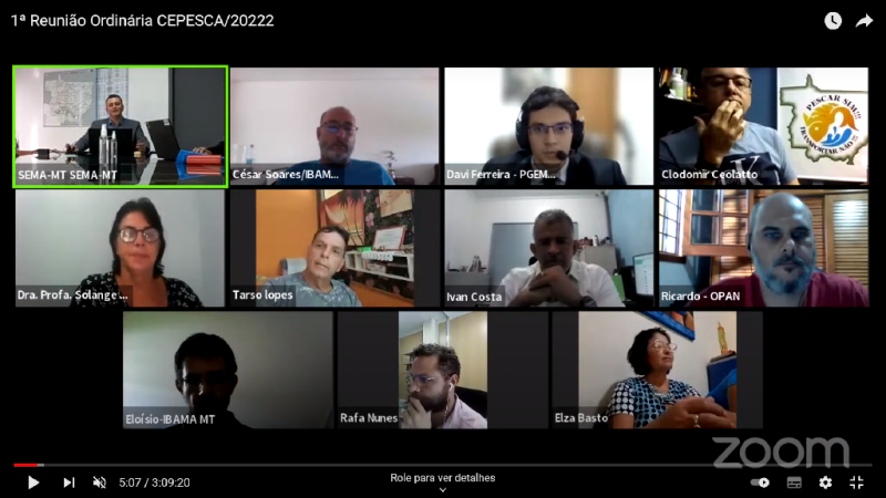 Cepesca discute modernização da Política de Pesca em Mato Grosso