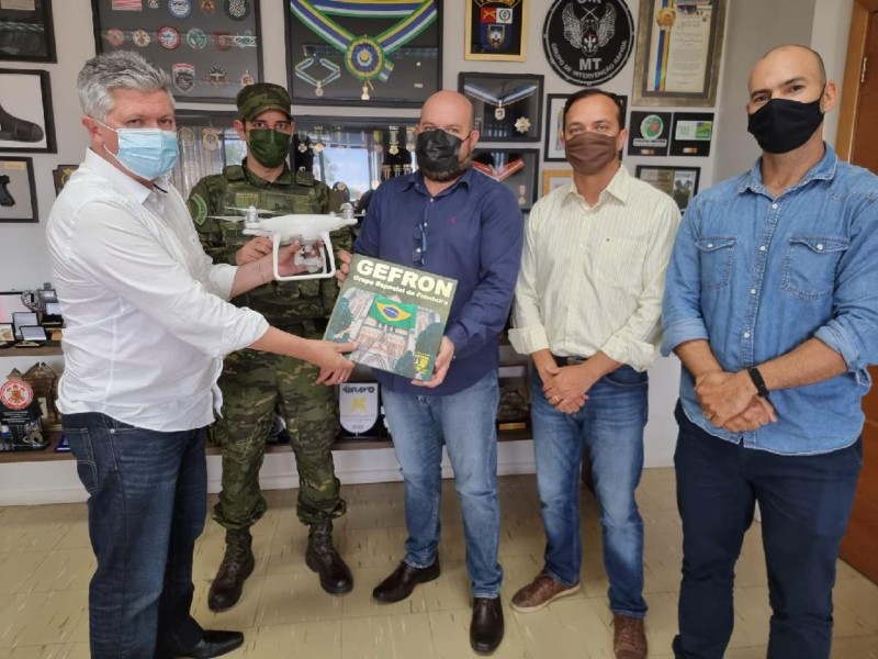Sistema Penitenciário doa drone para Gefron ampliar ações de combate aos crimes de fronteira