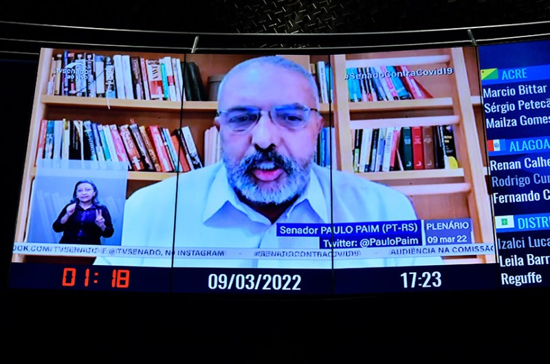 Paim destaca 'Ato pela Terra' no Congresso Nacional