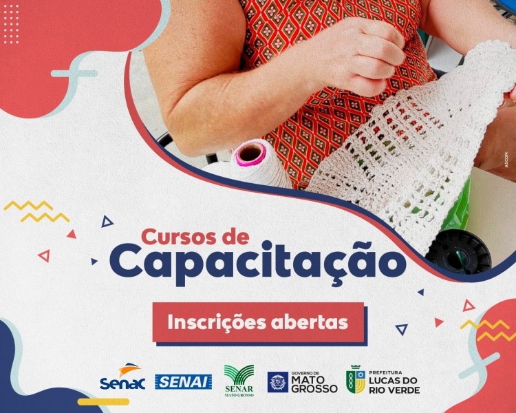 Secretaria de Assistência Social e parceiros oferecem cursos gratuitos em Lucas do Rio Verde