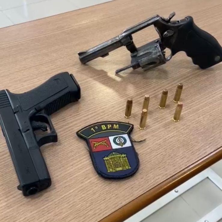 Polícia Militar impede roubo à banco e prende dois homens em Cuiabá