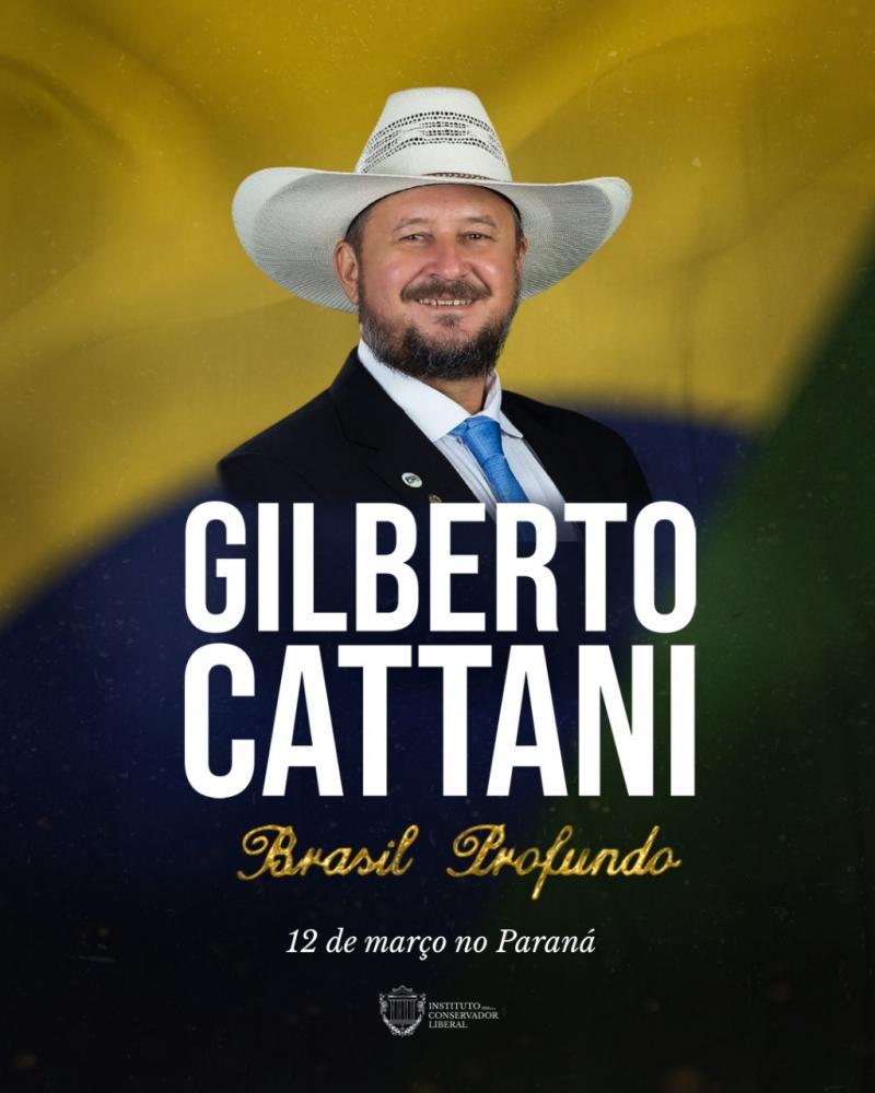 Maior Bolsonarista da ALMT, Gilberto Cattani irá palestrar em congresso conservador no Panará