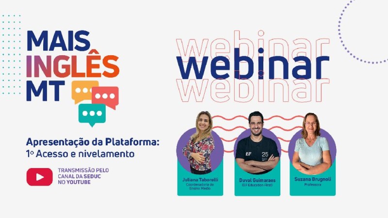 Seduc realiza live de capacitação para professores de inglês da rede estadual