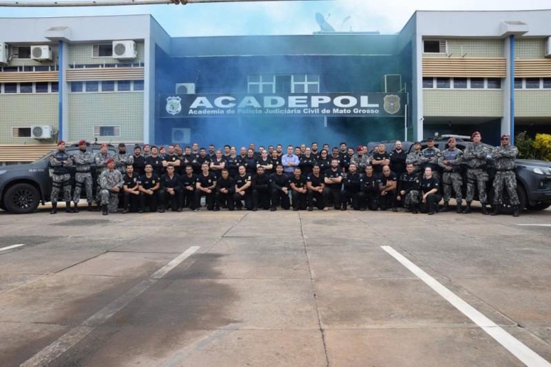 Policiais civis de MT são capacitados em instrução operacional e atendimento pré-hospitalar tático