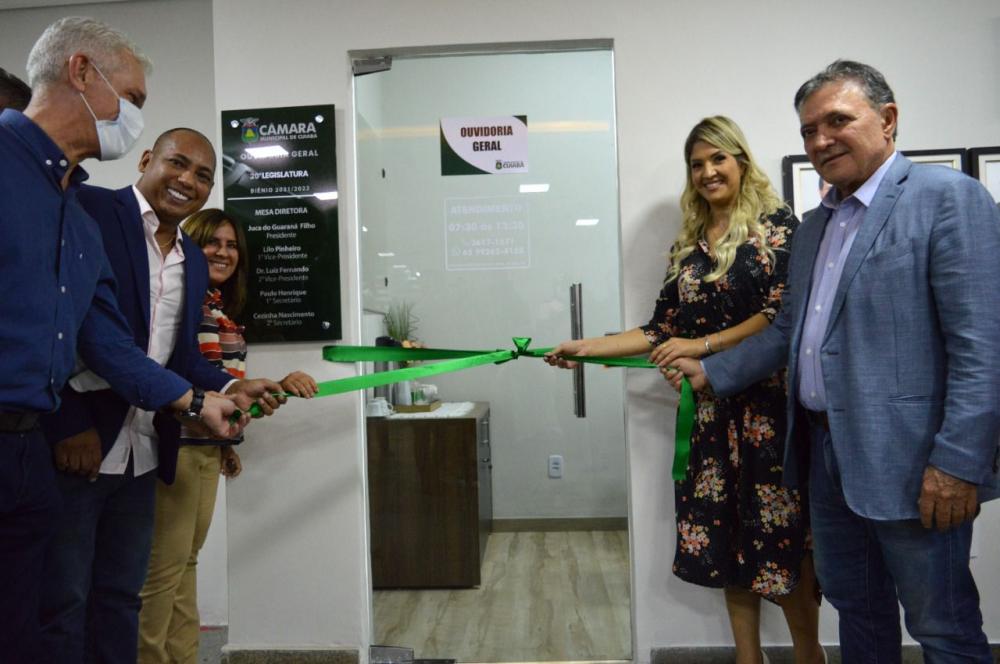 Juca do Guaraná inaugura sala da Ouvidoria Geral da Câmara de Vereadores de Cuiabá