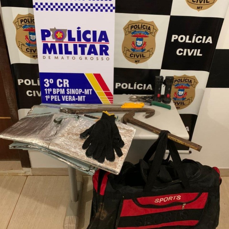 PM e PJC desarticulam quadrilha e frustra furto à agência bancária em Vera