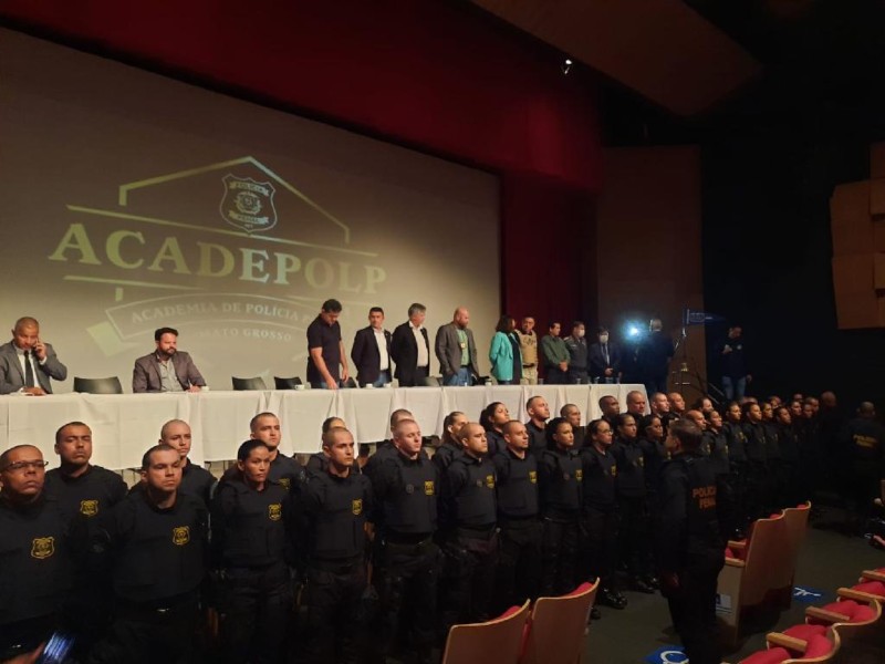 Sesp conclui curso de formação inicial para 79 policiais penais de MT