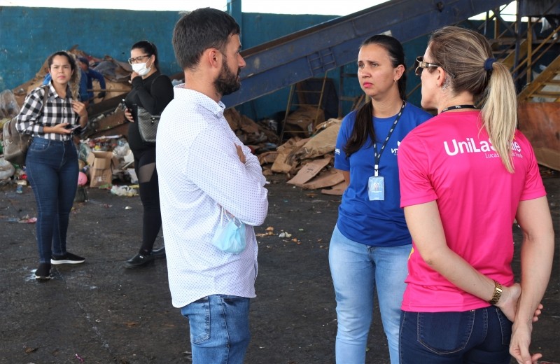 Estudantes universitários visitam Ecoponto em Lucas do Rio Verde