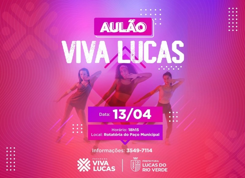 Esporte realiza aulão do Viva Lucas na próxima quarta-feira (13)