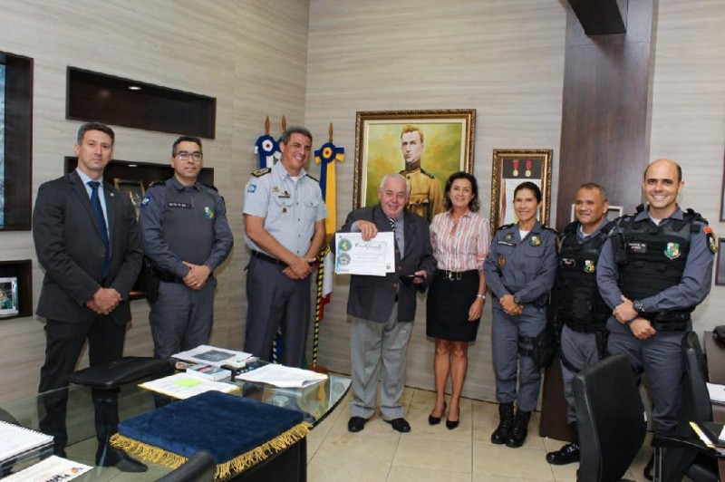 Comandante-geral da PM recebe corregedor-geral do TJMT e busca ampliar combate à violência contra mulher