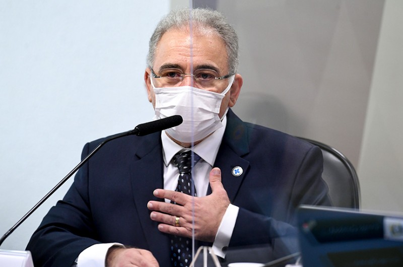 Ministro Marcelo Queiroga fala à Comissão de Fiscalização nesta quarta