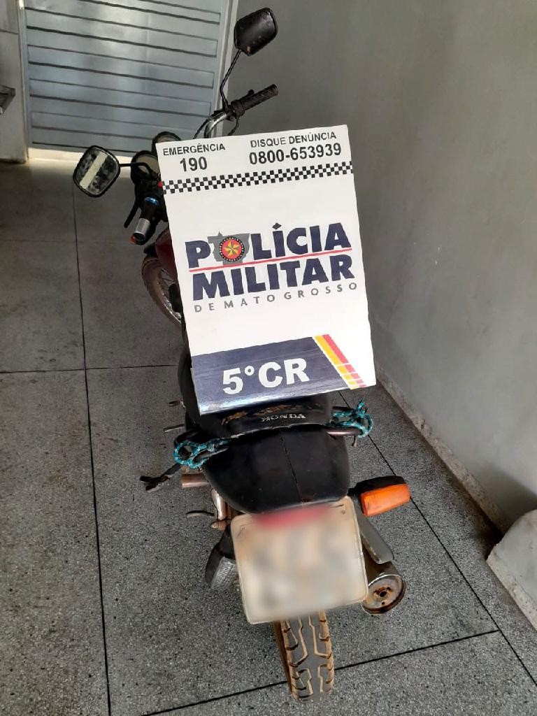Suspeito é preso por receptação de motocicleta em Barra do Garças