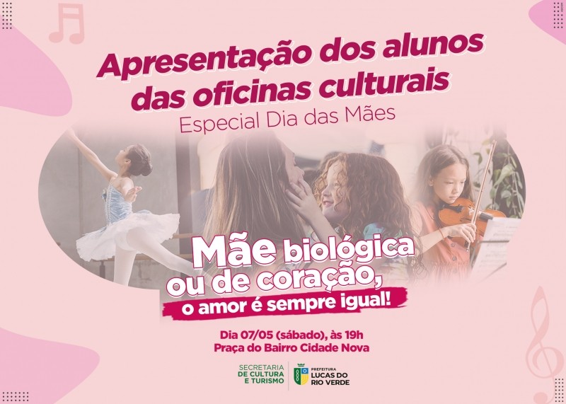 Apresentações culturais e feira de artesanato são atrações neste sábado (07)