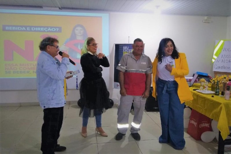 Ação educativa do Detran reforça sobre os perigos de dirigir alcoolizado
