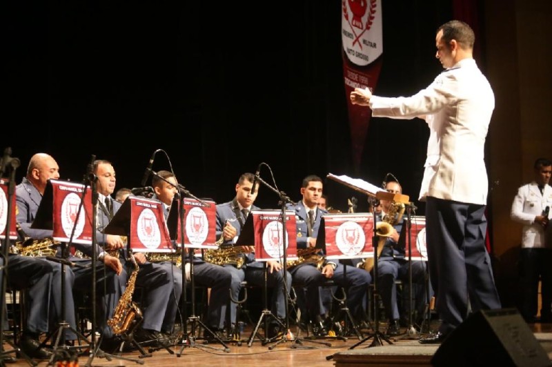 Banda do Corpo de Bombeiros de MT celebra aniversário de 24 anos com apresentação musical ao público