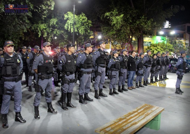 Operação da Polícia Civil intensifica policiamento nas ruas de Cuiabá