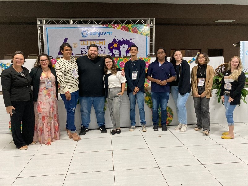 Comjuve marca presença na 4ª Conferência Estadual da Juventude em Cuiabá