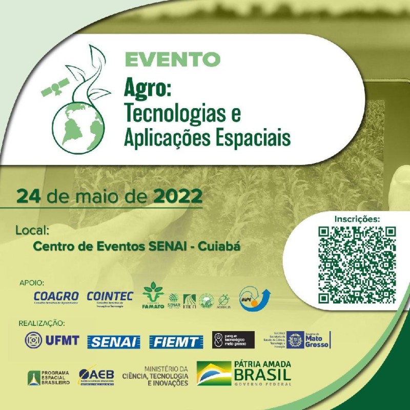 Ministro Paulo Alvim participa nesta terça-feira, 24, em Cuiabá, do debate sobre uso de tecnologias espaciais no agronegócio