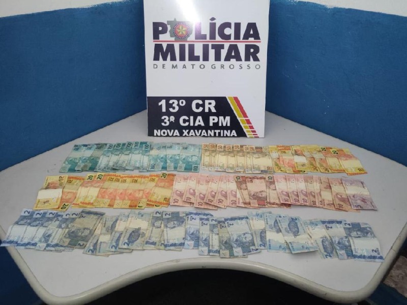Suspeito de roubo em posto de combustível é preso pela PM em Nova Xavantina