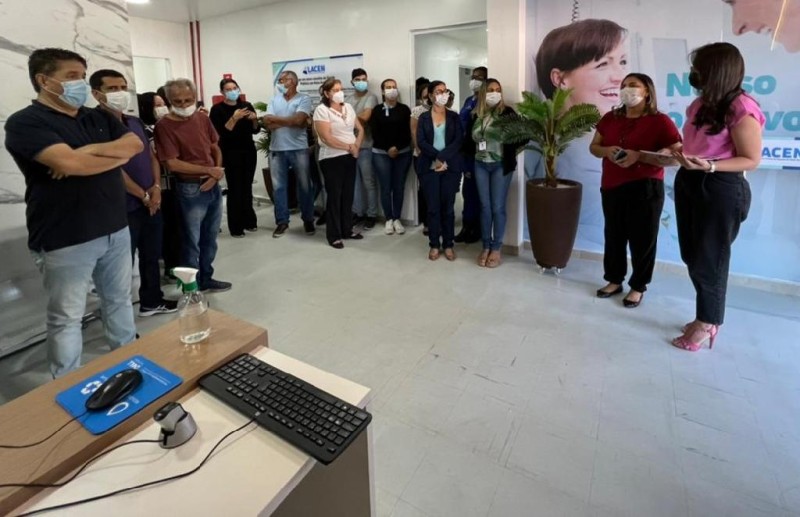Servidores do Lacen são homenageados pelos serviços prestados durante a pandemia da Covid-19