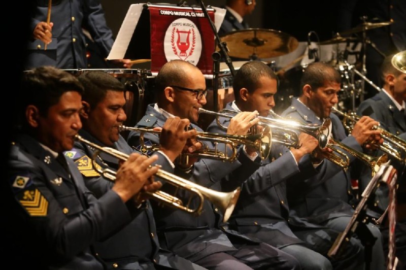 Banda do Corpo de Bombeiros Militar de Mato Grosso se apresenta nesta quarta-feira (01.06) no Teatro Zulmira Cnavarros