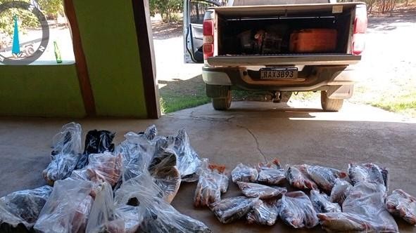 Sema apreende 114 kg de pescado em empreendimento comercial no Manso