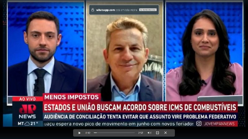 Governador demonstra que MT já fez redução de ICMS discutida no Congresso: "Temos as menores alíquotas do país"