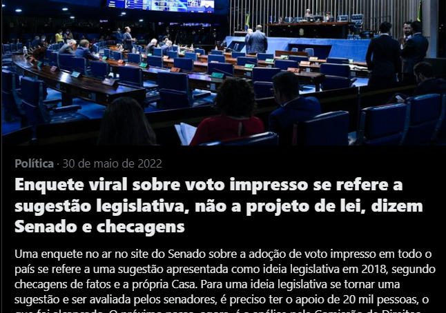 É falso que Rodrigo Pacheco acatou projeto do 