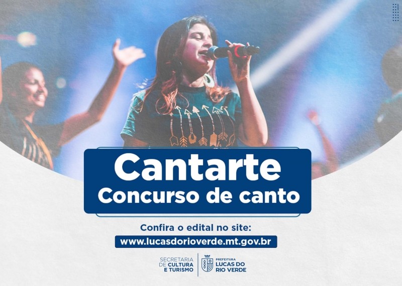 Secretaria de Cultura abre inscrições para o Concurso “Cantarte”