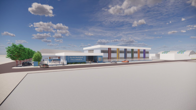 Publicado edital para construção do novo prédio da Escola Érico Veríssimo em Lucas do Rio Verde