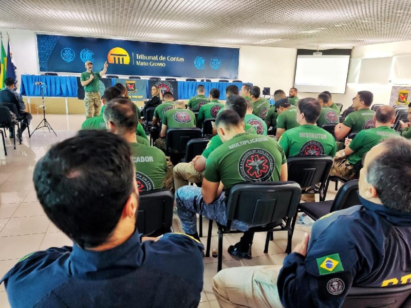Rotam realiza workshop de atendimento pré-hospitalar em combate para policiais de MT e outros Estados