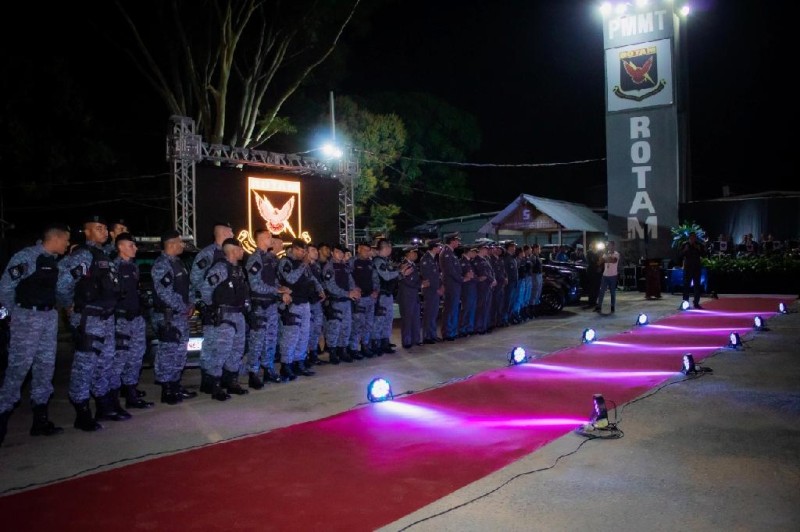 Batalhão Rotam celebra 21 anos de fundação com entrega de medalhas e homenagens