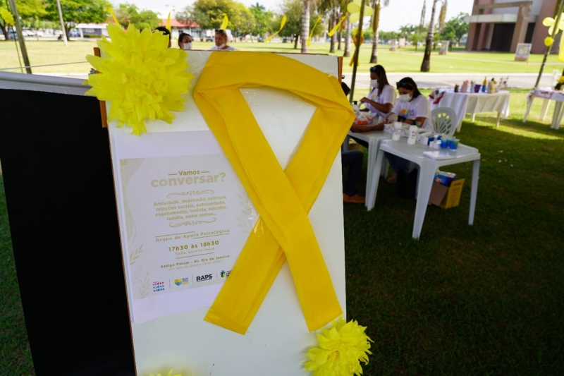 Setembro Amarelo: Secretaria de Saúde realiza Dia D de prevenção ao suicídio