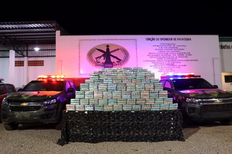 Gefron apreende 202 kg de cocaína em Porto Esperidião