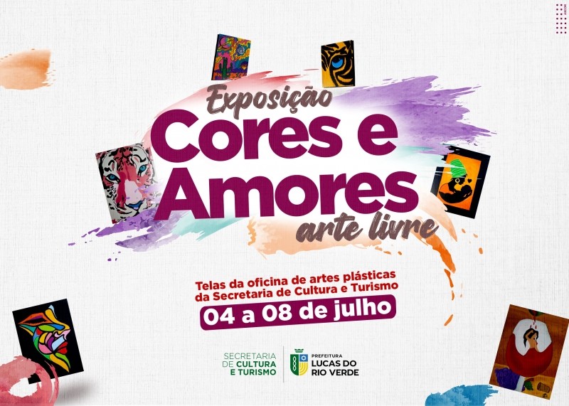 Cultura realiza exposição de telas e quadros no Paço Municipal