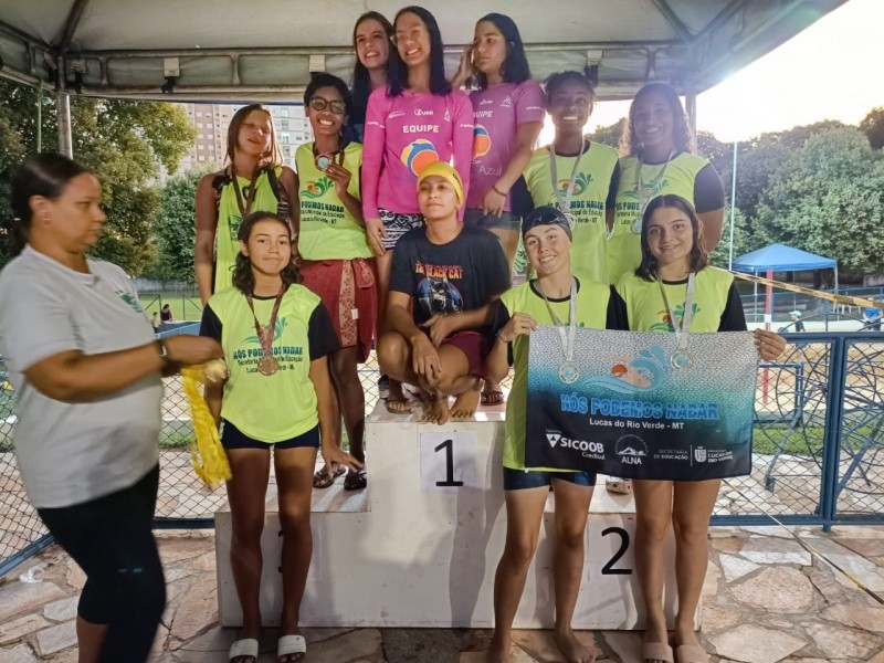 Nós Podemos Nadar leva título de campeão com 287 medalhas na terceira etapa do campeonato estadual