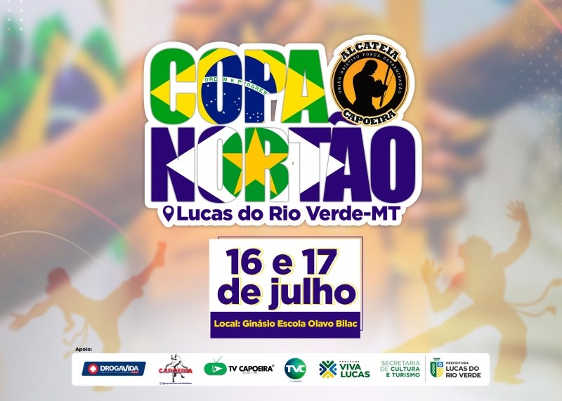 Lucas do Rio Verde recebe a 3ª edição da Copa Nortão de Capoeira nos dias 16 e 17 de julho
