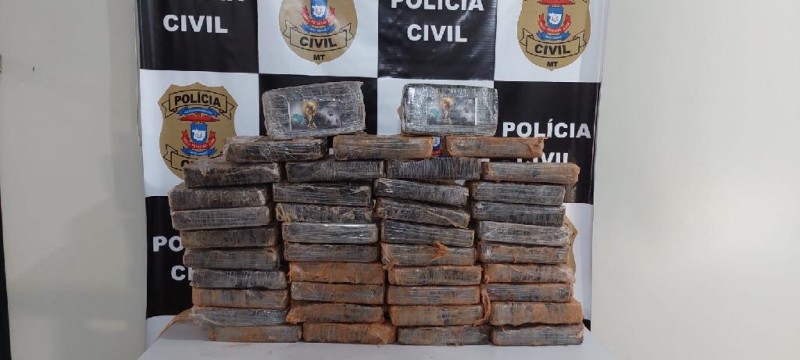 Polícia Civil prende cinco pessoas com 42 quilos de pasta base de cocaína na região de fronteira