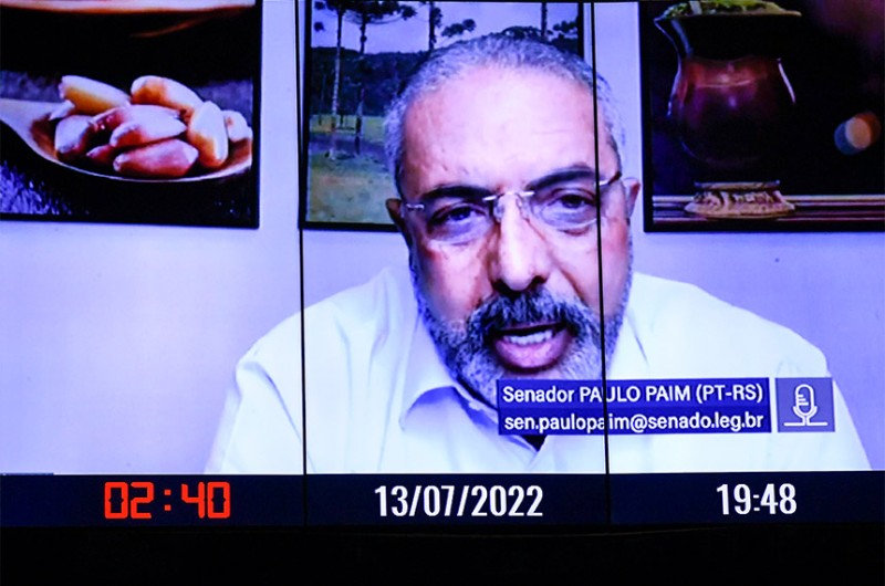 Paim repudia assassinato de dirigente do PT em Foz do Iguaçu